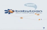 Rapport Annuel de Babyloan - 2009