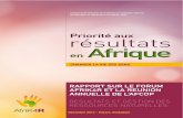 Le Forum AfriK4R et La Sixième Réunion Annuelle