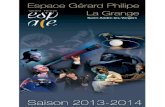 Programme saison 2013-2014 Espace Gérard Philipe