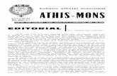 Bulletin officiel municipal d'Athis-Mons n°1, mai 1961