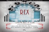 Programme du Rex du 20 mars au 09 avril