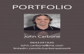 John Carbone - Portfolio