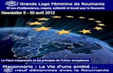 Newsletter 5 - Grande Loge Feminine de Roumanie