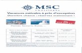 MSC Croisières : vacances d&apos;été à prix spéciaux !