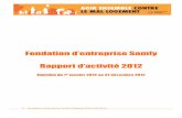Fondation d'Entreprise Somfy - Mieux Habiter Ensemble - Rapport d'Activité 2012