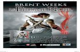 Flyer Brent Weeks "Black Prism"