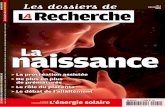 Dossiers La Recherche n°1 - La naissance