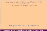 Lettre de Nouvelles n°3 - VAL Radio