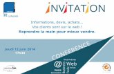 Invitation / Conférence e-commerce 12 juin 2014