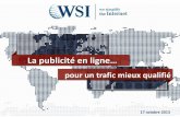 La publicité en ligne WSI