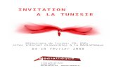 Invitation  ...la Tunisie