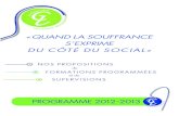 Programme de Formation La Clepsydre 2012-2013