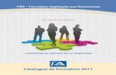 FAA - Catalogue de formations 2011