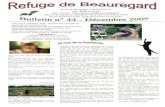 Bulletin n°44 du refuge de Beauregard - décembre 2009