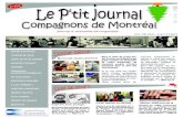 Le P'tit Journal de Compagnons de Montréal