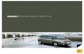 2010 Renault Espace serie limite 25 brochure