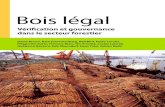 Bois légal: vérification et gouvernance dans le secteur forestier