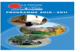 Programme La Pairelle 2010-2011
