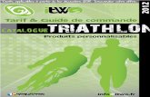 Guide textiles personnalisables Itwo pour le triathlon