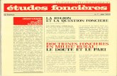 études foncières numéro 1 (été 1978)