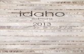 Catalogue Idaho Editions 2013