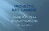 PROXECTO RÍO LAMBRE EN FRANCÉS
