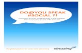 Do you speak social ?