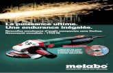 Metabo - nouvelles meuleuses d'angle