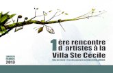 1ère rencontre d'artistes à la Villa Sainte Cécile (Limoges, France)