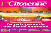 La Citoyenne 2013: La paix, garantie des droits humains