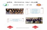 Les Echos du club Juin 2012