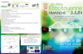 Fête éco-citoyenne 3 juin Pont d'Oust : programme