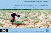 Guidance Note on Mainstreaming Environment into National Development Planning, 2009, Francais