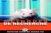Methodes de recherche sans animaux de laboratoire