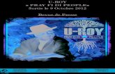 Revue de Presse U-Roy - Pray Fi Di People Novembre 2012