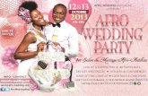 Afro wedding party 2013