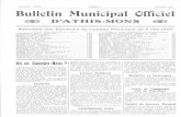 Bulletin Officiel d'Athis-Mons - N°3 - Octobre 1929
