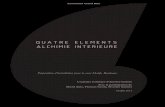 ALCHIMIE INTERIEURE 4 ELEMENTS