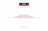 document stratégique préliminaire de réforme des finances publiques.
