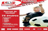 Brochure du tournoi du 4 & 5 mai 2013