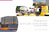 Rapport annuel d'Activité - Ville de Cholet