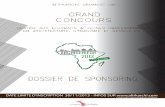 Dossier de Sponsoring Concours ARCHIGENIEUR AFRIQUE 2013