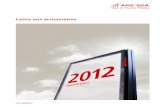Lettre aux actionnaires / Rapport de gestion 2012