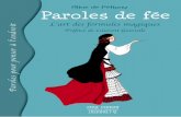 Extrait de 'Paroles de fée - l'art des formules magiques' - A. de Pétigny / Préface Laurent Gounelle