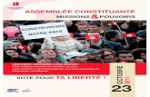 Assemblée Constituante - Missions et Pouvoir