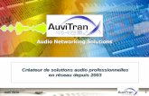 Juin 2010 - Présentation AuviTran