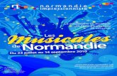 Le programme du festival des Musicales en Normandie 2010