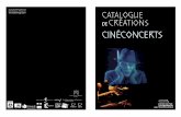 Catalogue Création Diffusion Cinéconcerts