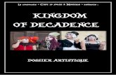 Dossier présentation Kingdom of decadence