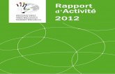 Rapport d'Activité de l'AIVE 2012